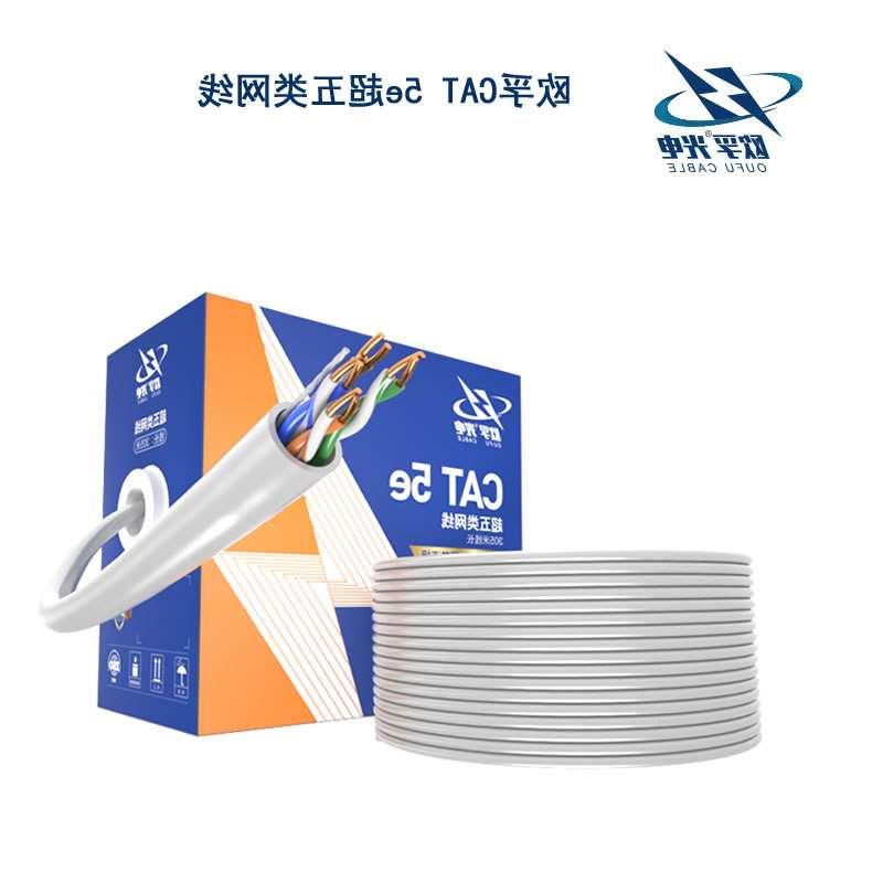 衢州市U / UTP双CAT 5E BC LSZH双绞线安装电缆