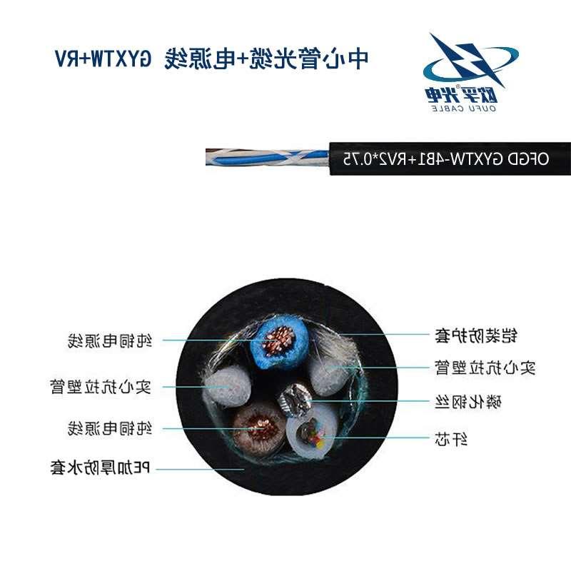 衢州市中心管式光电复合缆